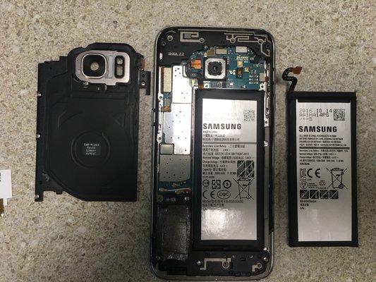 Don't settle for cheap aftermarket batteries. We use high quality Samsung batteries to replace in your phone. Come see us today