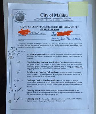 We have tons of experience working with the city of Malibu