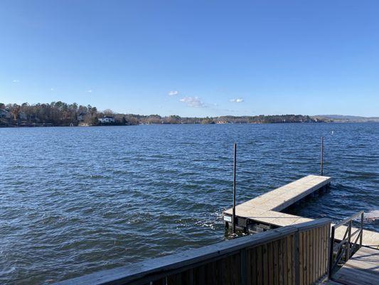 A view off the back porch of lovely Lake Balboa.