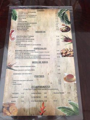 Food Menu