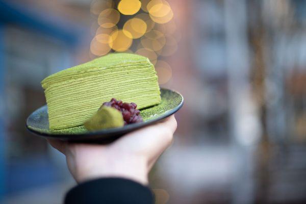 Matcha Crepe Layer Cake