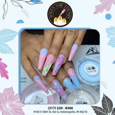 Haven Nail Lounge is a nail salon with modern and exclusive nails. 
 Unlike no others. Our luxurious, quality, and affordable service m