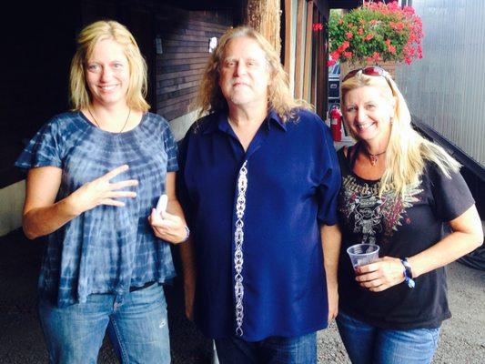 Warren Haynes enjoys a Four Handed Massage from Pampered Spirits Jan & Bridget