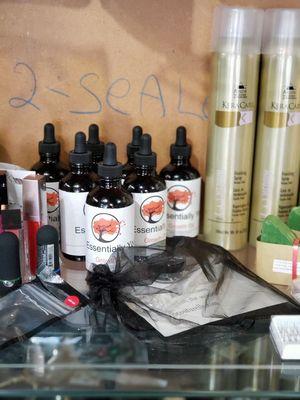 Local products...Essentially You Growth Oil, JuJu Paste, and more!