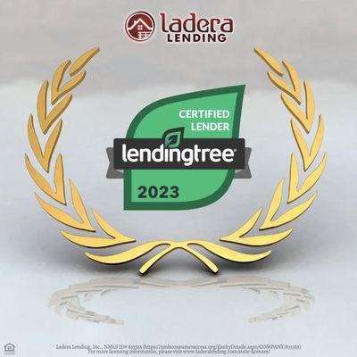 We're thrilled to announce we are a 2023 Certified Lender with Lending Tree!