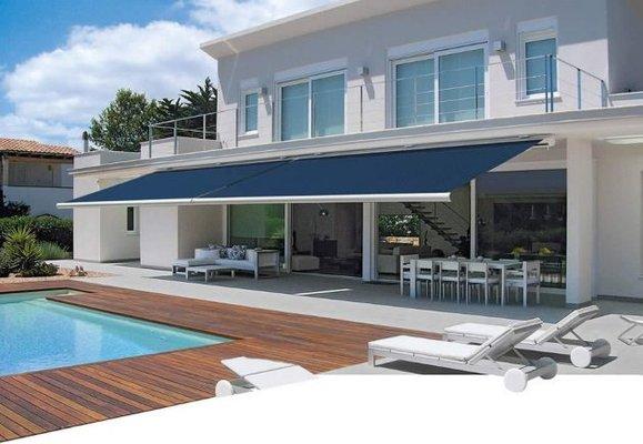 motorized retractable awning