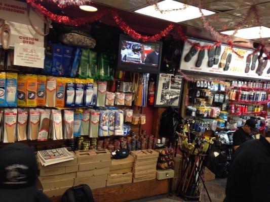 Sole man Shoe Shine in Penn Station NY