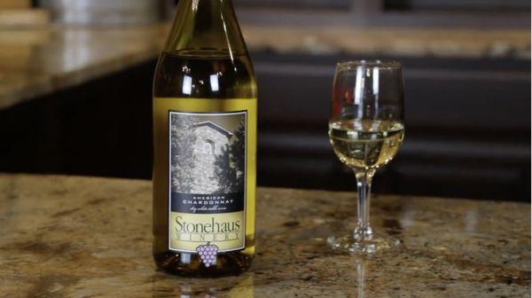 The American Chardonnay at Stonehaus Winery in Crossville, TN. You can find a variety of sweet white and red wines here!