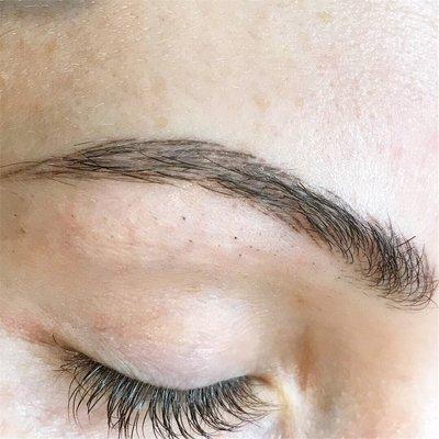 Healed microblading