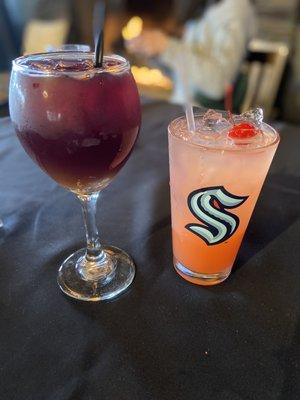 Sangria and mixed cocktail