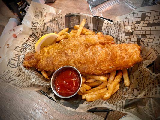 Fish and chips.