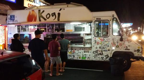 The amazing Kogi truck is there every Saturday night at 9:30