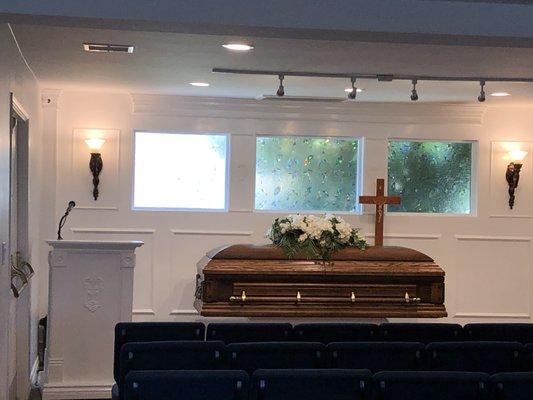 Rental Casket Available