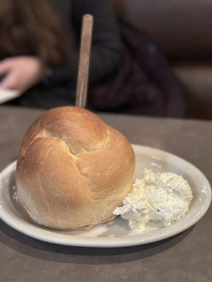 Bread and garlic butter