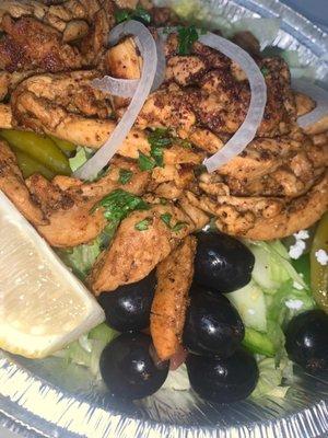 Chicken Shawarma Salad