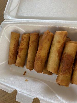 This lumpia's are delicious only seven dollars