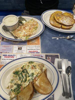 Doctor's Omelette, High Protein Omelette and French Toast