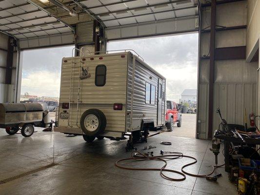 Camping Trailer getting all new tires!