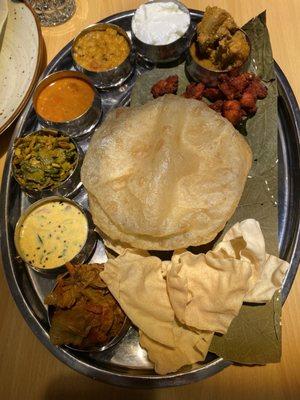 Non veggie thali.