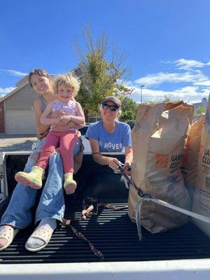 Volunteers for an ALH Ditch the Desk service day