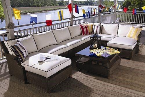 Napes Patio Furniturewith this nautical piece from the Lloyd Flanders Hamptons Collection.