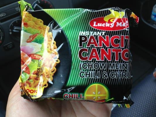 Pancit Canton. The only oriental store that sells them!