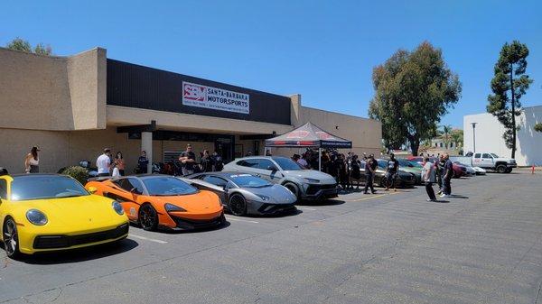 An awesome day hosting the Hyper Rally car club