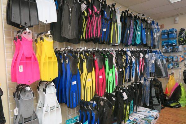 Huge selection of fins