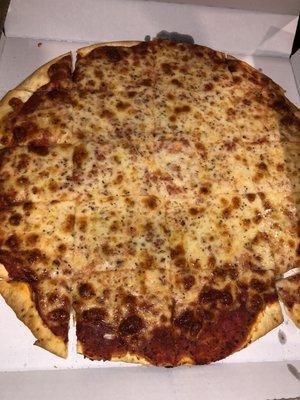 14" cheese pizza. My favorite pizza in town!