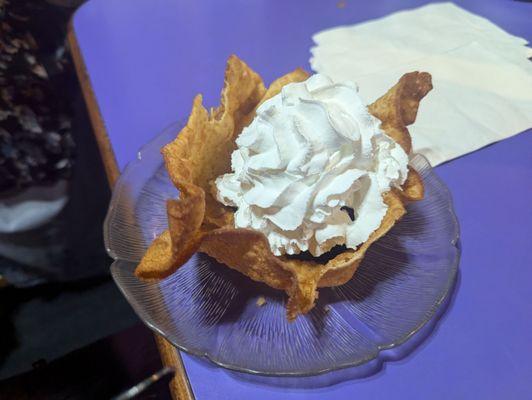 Fried ice cream