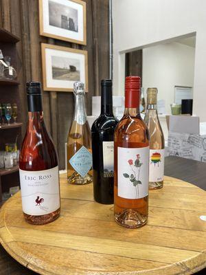 Sample wine selection