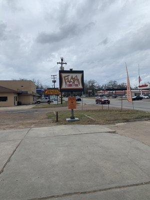 Outside signage