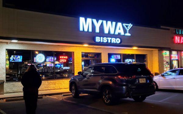 Storefront for MyWay Bistro