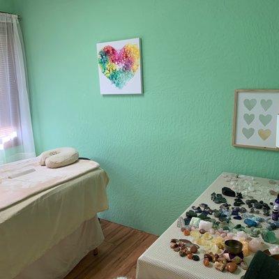 Love filled Reiki Room