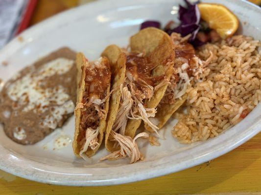 Chicken Tacos.