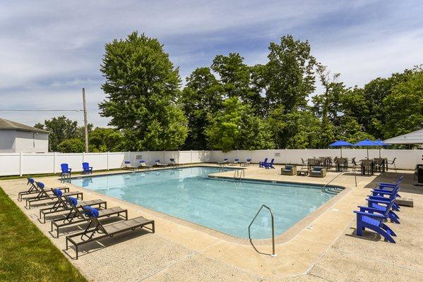 Pool with Lots of Seating Options