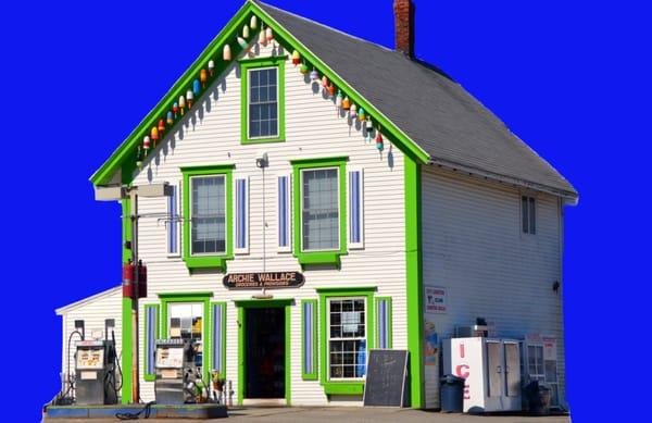 Wallace's Market, downtown Friendship, Maine!! www.wallacesmarket.com open 365 days a year 5 am-8pm food,beer & wine, gas