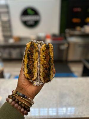 BBQ Jerk Jackfruit Panini Sandwich