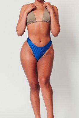 Royal Blue Thong Bikini Bottom