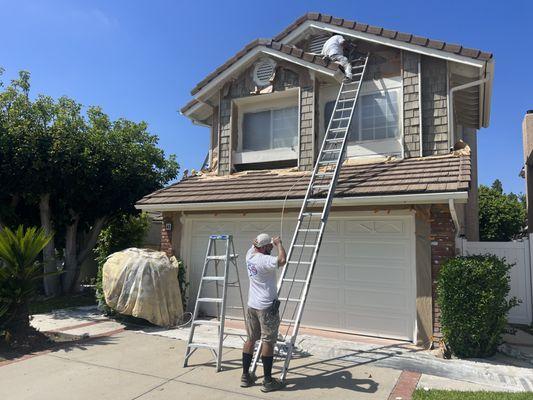 Exterior painting, 92630