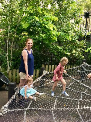 Erin and the girls at Central Park Zoo