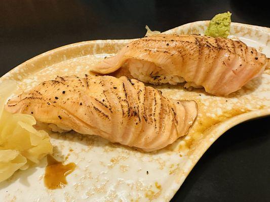 Seared Salmon Belly Nigiri