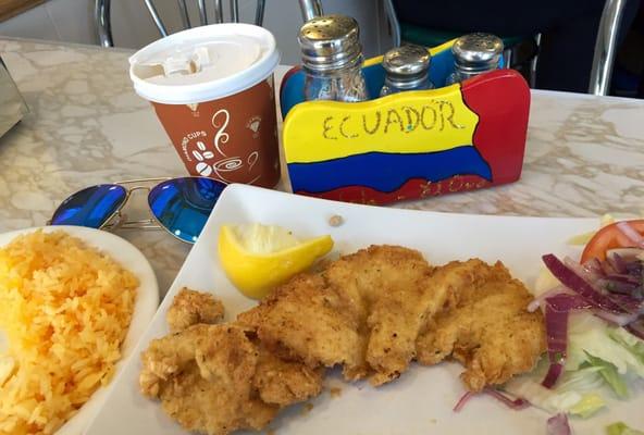 The best breaded chicken, juiciest and well seasoned