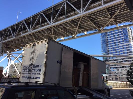 A truck big enough to fit our 2 bedroom apartment. No costly multi-trips.