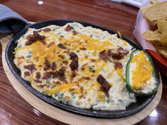 The jalapeño popper dip is a must do!