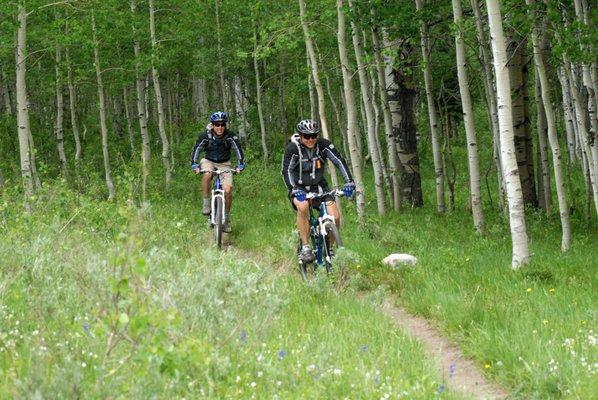 Steamboat Springs summer rush hour.