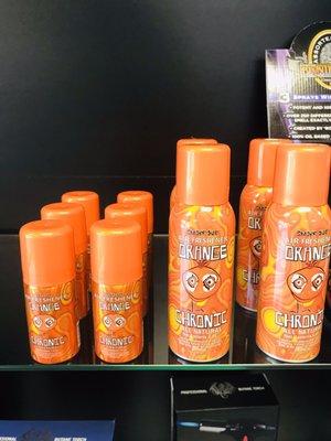 Orange Chronic all natural odor spray.