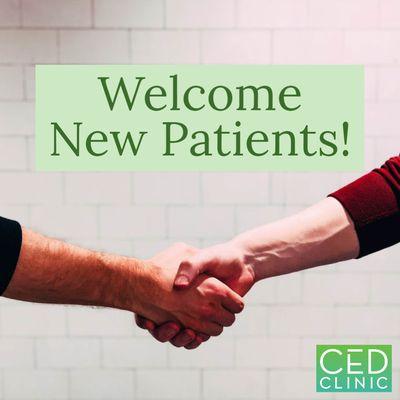 CED Clinic is currently accepting new patients