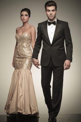 Lots of formal options including tuxedos and wedding attire!