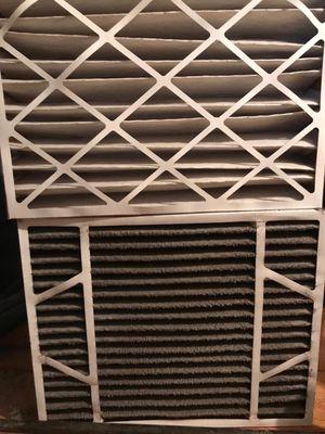 Air Filter old - new.  Tip: Change your Air filters every 2.5 months